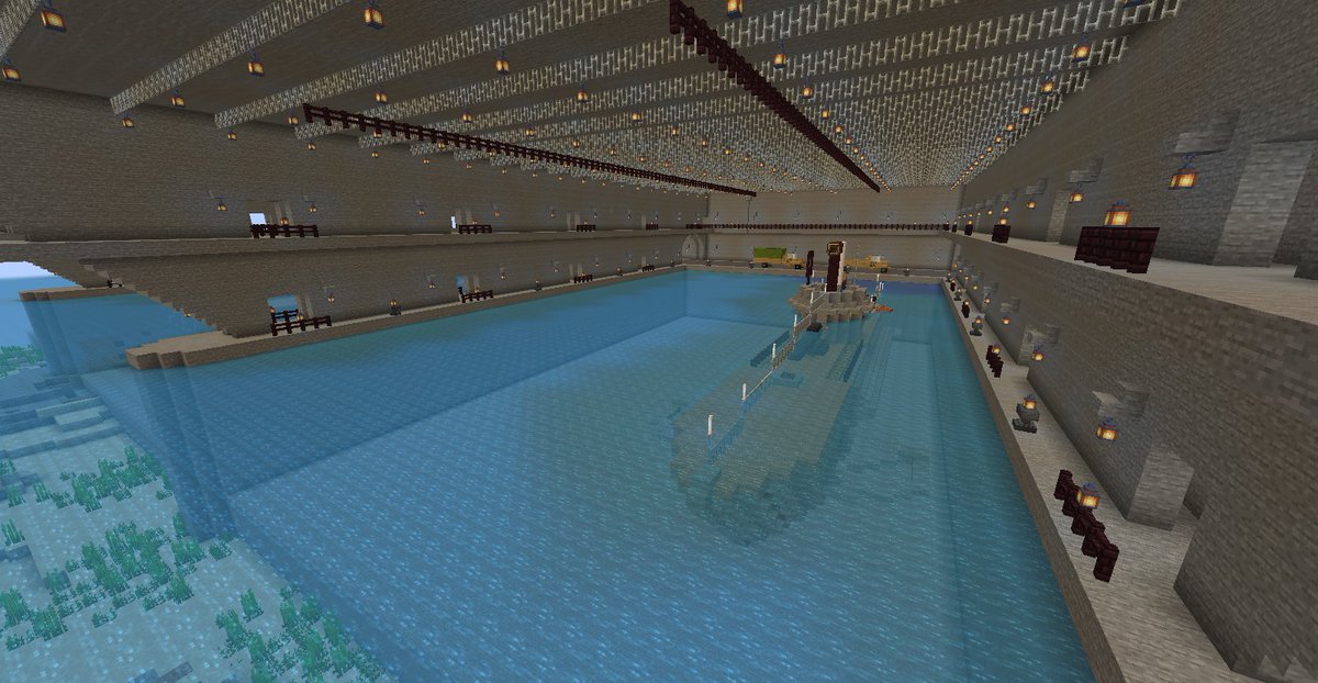 Genuine_MC's tweet photo. Build Of The Month - August Edition - 2024 
GunGuru77 has created a rendition of a German WW2 Submarine Pen. Come join us we explore this bit of Earth's history. 
https://t.co/uhUCoxPUJY

#genuinemc #genmc #Minecraft #minecraftbuilds #buildofthemonth #Creative #community #History https://t.co/iGIduWTaKc