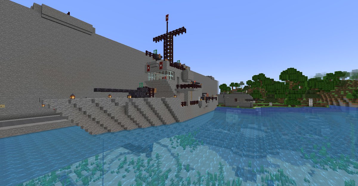 Genuine_MC's tweet photo. Build Of The Month - August Edition - 2024 
GunGuru77 has created a rendition of a German WW2 Submarine Pen. Come join us we explore this bit of Earth's history. 
https://t.co/uhUCoxPUJY

#genuinemc #genmc #Minecraft #minecraftbuilds #buildofthemonth #Creative #community #History https://t.co/iGIduWTaKc