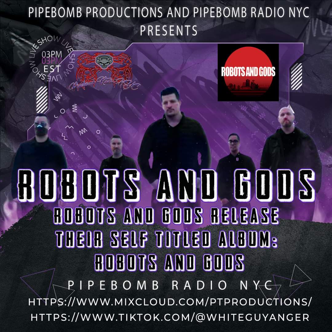 BearManofTX's tweet photo. Tune in to PIPE BOMB RADIO NYC at 3 pm ET! #RobotsandGods #AlbumRelease #Music #radioshadow
#RADIO
@PTProductionCom https://t.co/sy135qRzMz