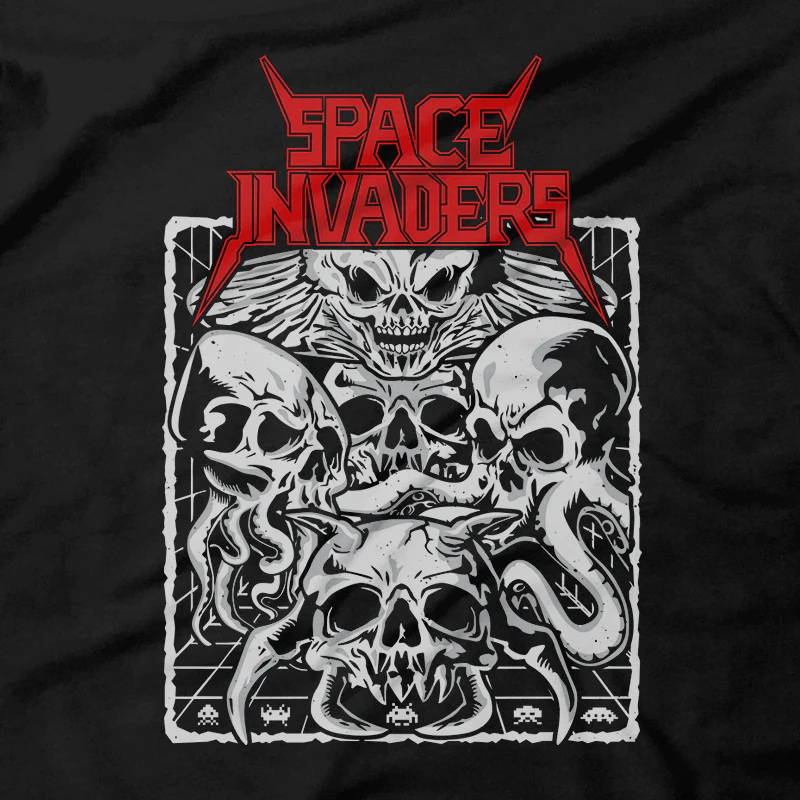 Wario64's tweet photo. Space Invaders t-shirt $17.99 at Draculabyte w/ code WARIO64 https://t.co/tSXXTAQvHD #ad https://t.co/h428XNYoOI