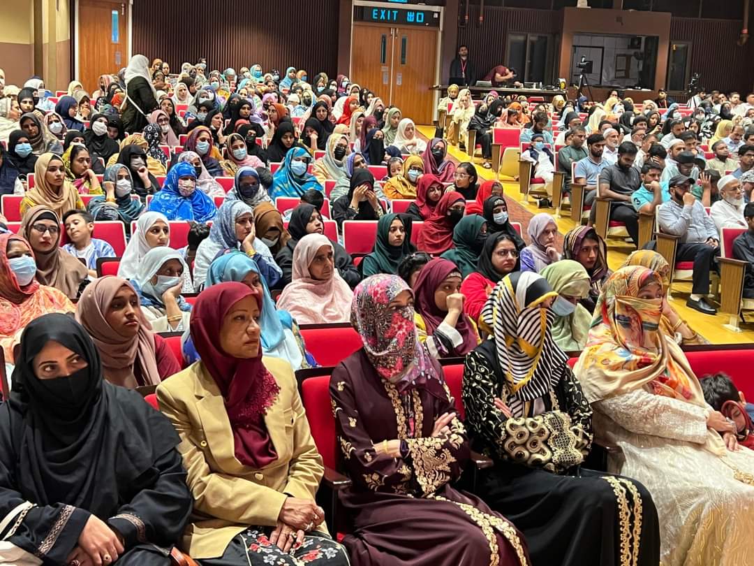 TahirulQadri's tweet photo. Shaykh-ul-Islam Dr. Tahir-ul-Qadri addressed a Seerat-un-Nabi ﷺ Conference at the Academic Community Hall, Baptist University, Kowloon Tong, Hong Kong, emphasising that the love for Prophet Muhammad ﷺ is the shared treasure of the Muslim Ummah. 

The conference was attended by Dr. Hassan Mohi-ud-Din Qadri (Chairman Supreme Council, MQI), Prof. Dr. Hussain Mohi-ud-Din Qadri (President, MQI), Dr. Ghazala Qadri (President, MWL International), Shaykh Hammad Mustafa al-Madani al-Qadri, Mrs. Safa Hammad Qadri, and Shaykh Ahmad Mustafa al-Arabi al-Qadri, among others.

During the event, Shaykh-ul-Islam Dr. Tahir-ul-Qadri announced the formation of the "Milli Majlis-e-Seerat Hong Kong" to promote the idea of unity within the Muslim Ummah and to end sectarianism for the revival of Islam. He urged the Muslim community in Hong Kong to celebrate religious events together, setting an example of unity and solidarity that reflects the teachings of the Prophet Muhammad ﷺ.

He further stated that scholars and representatives from all schools of thought, including Minhaj-ul-Quran, would be part of the Executive Council of this Majlis, which will organise the "Milli Seerat-un-Nabi ﷺ Conference" in celebration of the Prophet’s birth, and arrange various conferences in Rabi’ al-Awwal at Kowloon Mosque and other mosques across Hong Kong.

He emphasised that the love for Prophet Muhammad ﷺ is a common asset for all Muslims and that unity and harmony should be promoted on this basis, thereby avoiding the dangers of discord and division. He highlighted that to be a true Muslim, one must first be a good human being—honest, truthful, and free from deceit. He explained that the Prophet ﷺ provided 14 principles for a peaceful and prosperous society, urging Muslims to embody these teachings in their daily lives. 

The conference was attended by various dignitaries, including Mian Ali Imran (President, Minhaj Asian Council), Dr. Mansoor Mian, Dr. Rizwan Ullah (Kowloon City District Council Member), Chaudhry Muhammad Najeeb (President, Minhaj-ul-Quran International Hong Kong), Allama Muhammad Naseem Naqshbandi (Director, Minhaj-ul-Quran Hong Kong), Mufti Muhammad Arshad (Chief Imam, Kowloon Mosque), Saeed Uddin (Chairman, Board of Trustees), Nadeem Hussain (President, Muhammadiyah Ghausiyah Islamic Association), Allama Gohar Raza Qumi (Imam and Khatib, Hussainia House Hong Kong), Qamar Zaman Munhas (General Secretary, Board of Trustees), and many others from various walks of life, along with Minhaj-ul-Quran leaders, workers, and the general public.

#Seerah #Conference #IslamicConference #ProphetMuhammad #IslamicTeachings #IslamicScholars #SpiritualDiscourse #IslamicUnity #InterfaithHarmony #Interfaith #Harmony #MQI #MinhajulQuran #HongKongEvents #BaptistUniversity #KowloonTong #HongKong #GlobalIslamicEvents