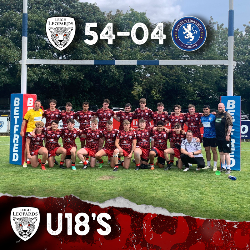 Leigh Leopards (@leighleopardsrl) on Twitter photo ๐๐ ๐๐ข๐ข๐ ๐๐๐ฌ ๐๐ข๐ฅ ๐๐๐ข๐ฃ๐๐ฅ๐๐ฆ๐
Our Under 18's squad have just as much reason to celebrate as the first team, after a decisive 50 point victory over <a href="/Swinton_Lions/">Swinton Lions RLFC</a>! Well done boys! ๐๐ ๐๐ข๐ข๐ ๐๐๐ฌ ๐๐ข๐ฅ ๐๐๐ข๐ฃ๐๐ฅ๐๐ฆ๐
Our Under 18's squad have just as much reason to celebrate as the first team, after a decisive 50 point victory over <a href="/Swinton_Lions/">Swinton Lions RLFC</a>! Well done boys!