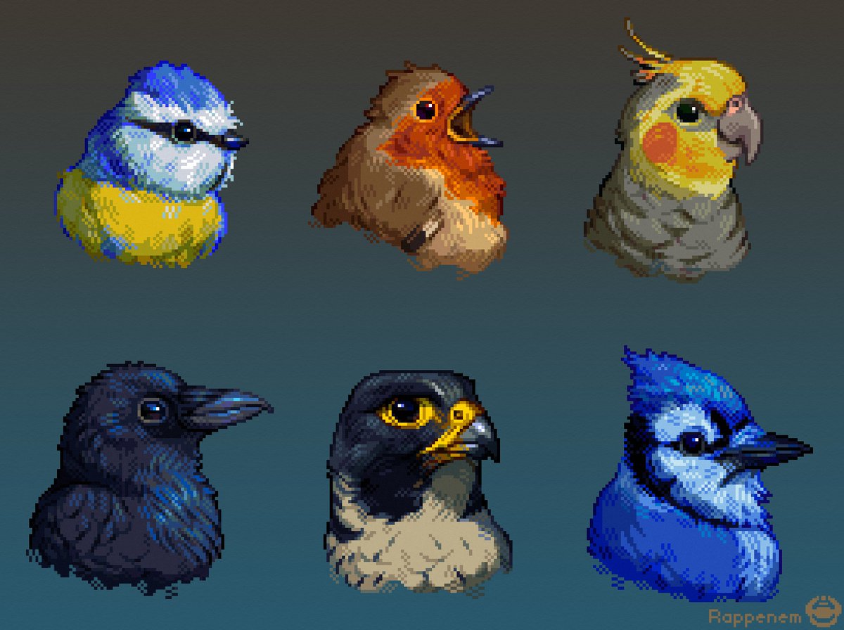 Rappenem's tweet image. Pixel art without AI ✨