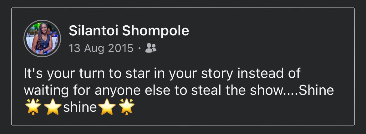 ShompgalJournal's tweet photo. Be a Star in your Story! Don’t let anyone steal your show. https://t.co/HGfTINIpZM