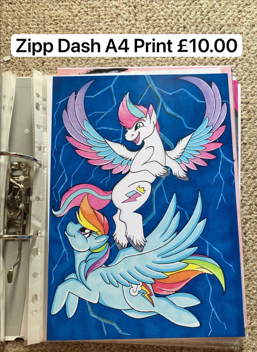 Reskell492's tweet photo. Looking for some artwork to get signed by Ashleigh Ball at #UKPonyCon ? I have these prints, perfect for any #RainbowDash fan available for sale! 

Prices include postage, (NOT vending at the con! Will be shipped to you before!) 

I have more art here too: https://t.co/vMbKiI1FKI https://t.co/gs3B4g4Mew