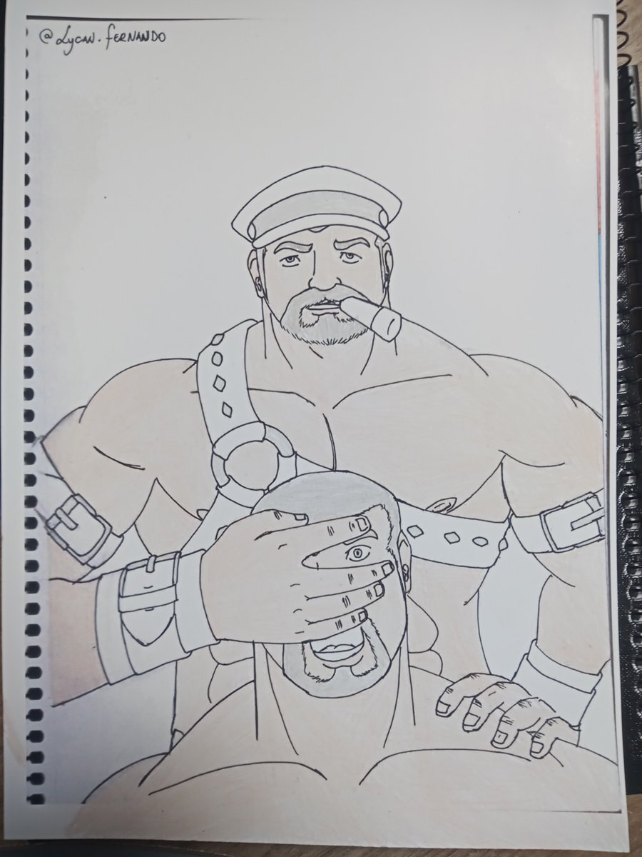 LycanFernando's tweet photo. His Inner Potential.

#illustration #digitalart #sketch #dessin #handdrawn #draw #leather #domination #gaymanga #bara #gaycomic #gaygamer #art #baramanga #fetish https://t.co/N6RQlpGim1