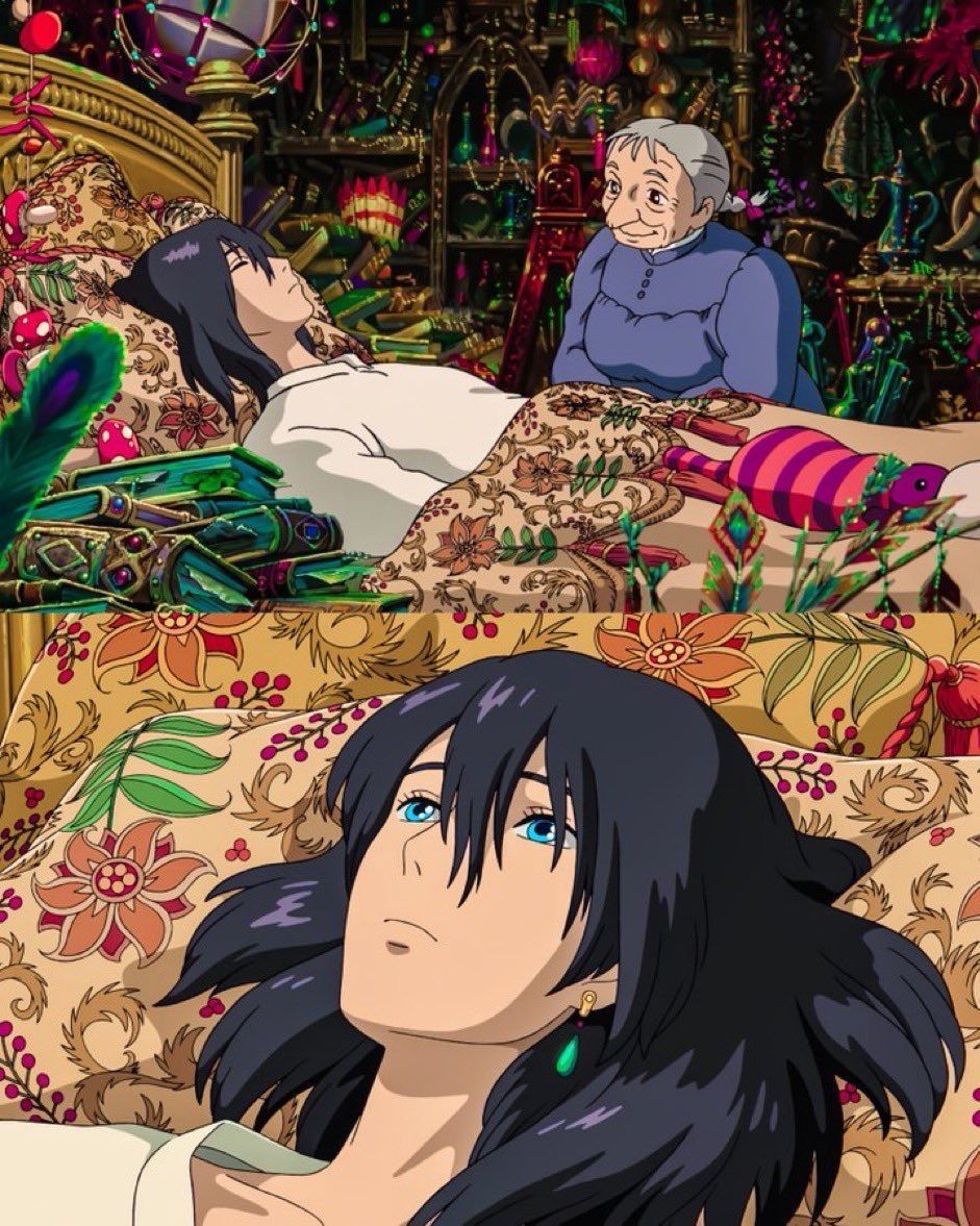 anime_'s tweet photo. Howl and Sophie https://t.co/5jvUuTt7AI