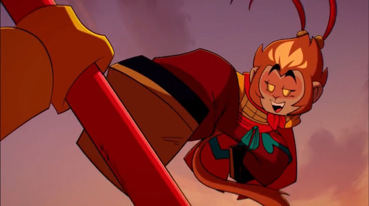 I had to draw them cuz they’re my favorite student/mentor duo #MonkieKidFanart #MonkieKid #LMK #LEGOMonkieKid #MK #Wukong