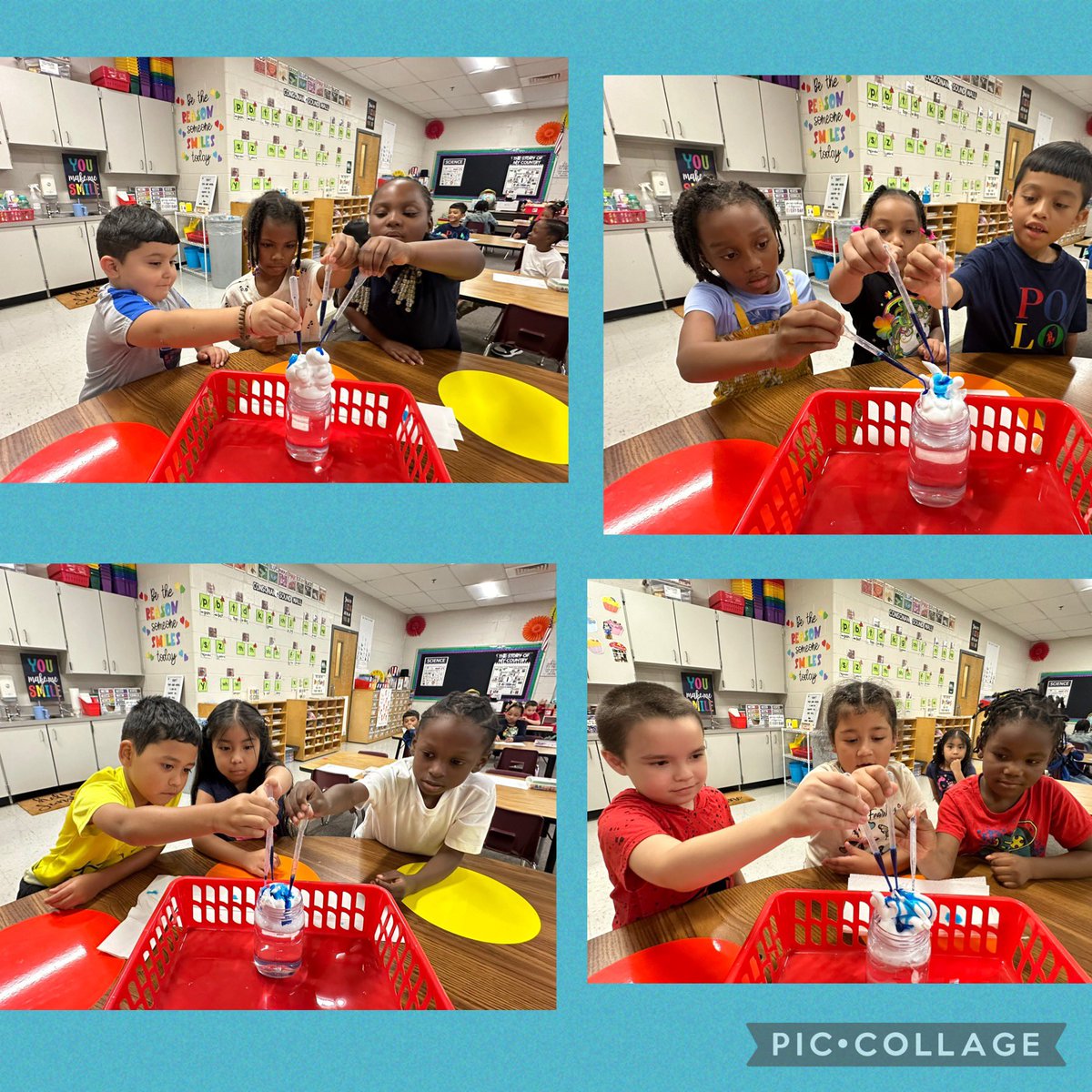 Inspiring2Learn's tweet image. Our local meteorologists loved bringing their learning to life with the rain clouds in jar! Looking ahead at this week’s forecast in the Nest…snow!  Stay tuned! 🌧️@AustellEagles @cobbscience #AustellSOARS #cobbearlylearning