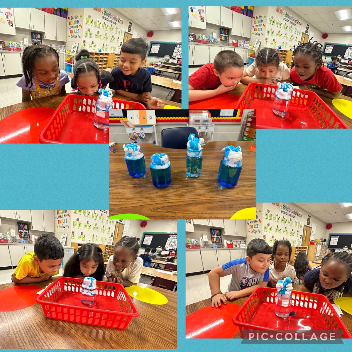 Inspiring2Learn's tweet image. Our local meteorologists loved bringing their learning to life with the rain clouds in jar! Looking ahead at this week’s forecast in the Nest…snow!  Stay tuned! 🌧️@AustellEagles @cobbscience #AustellSOARS #cobbearlylearning