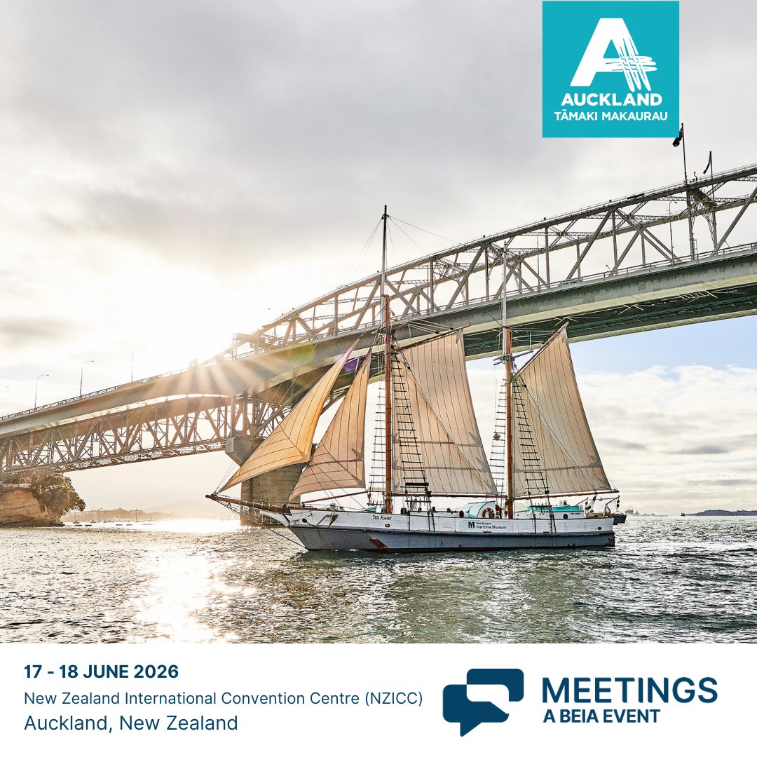 TweetBEIA's tweet photo. After four years, MEETINGS is returning to where it all began - Auckland. Please mark your calendars for 11th and 12th June 2025 and 17th and 18th June 2026. The Trade Show will be at Auckland Showgrounds in 2025 and at the NZICC in 2026.

#BEIA #BUSINESSEVENTSNZ #MEETinNZ https://t.co/n320eb3fA7