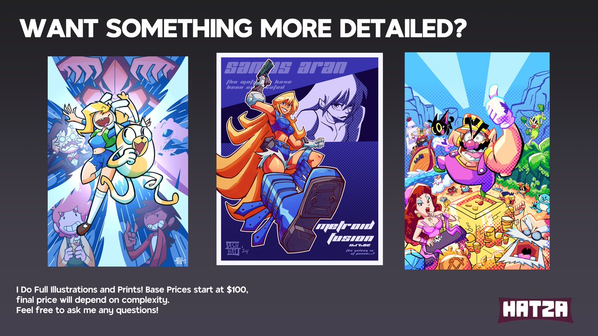 Hey y’all, I’m opening commissions! DM or email me at bhatmaker52@gmail.com if interested! Details below!