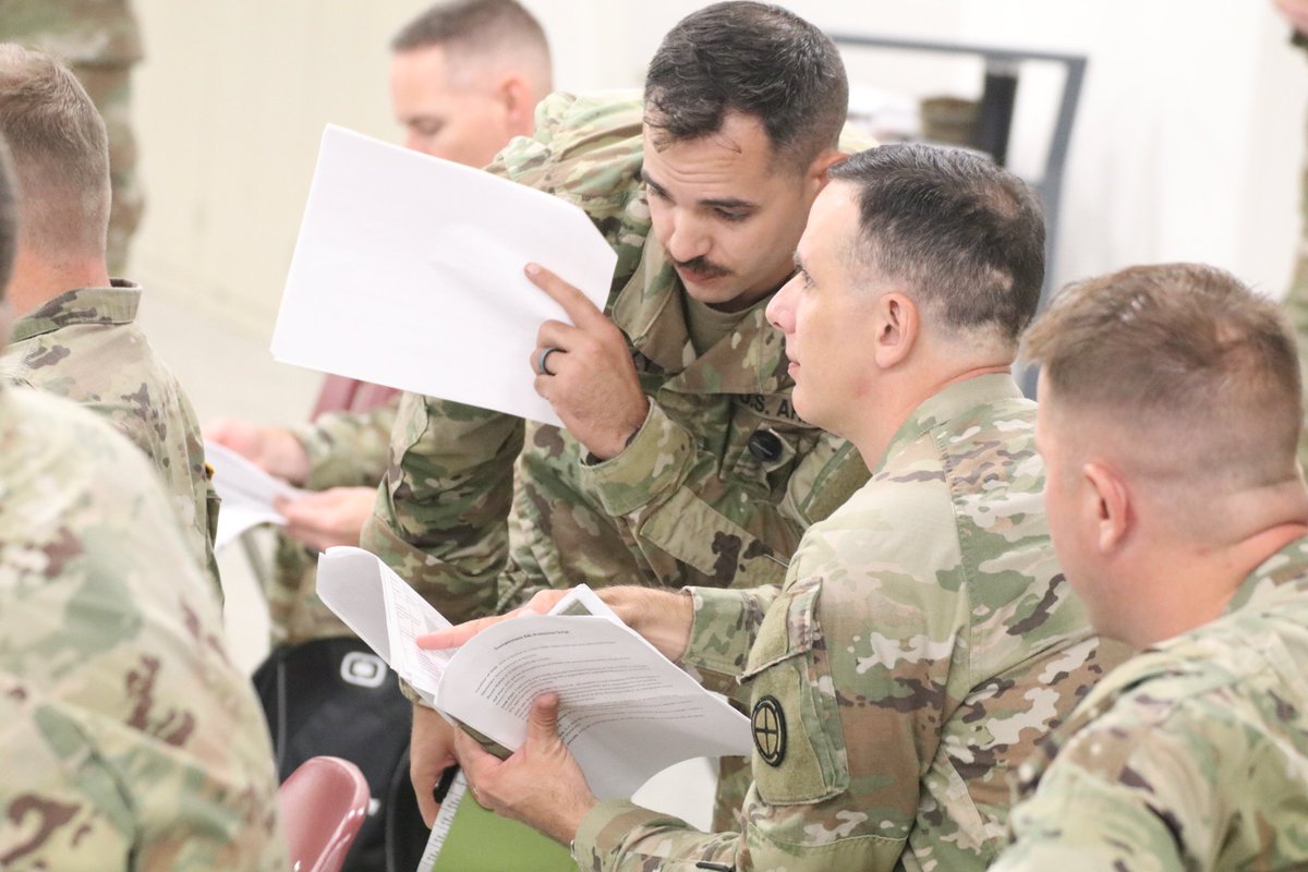 35th Infantry Division (@35div) on Twitter photo 35ID staff conducted a sustainment rehearsal during the combined CPX at <a href="/FortRiley/">U.S. Army Fort Riley</a> June 18. Training partners with the <a href="/USNationalGuard/">National Guard</a>'s MCTSP and two of the division's six aligned brigades provided feedback to ensure the division was delivering a clear and comprehensive plan. 35ID staff conducted a sustainment rehearsal during the combined CPX at <a href="/FortRiley/">U.S. Army Fort Riley</a> June 18. Training partners with the <a href="/USNationalGuard/">National Guard</a>'s MCTSP and two of the division's six aligned brigades provided feedback to ensure the division was delivering a clear and comprehensive plan.