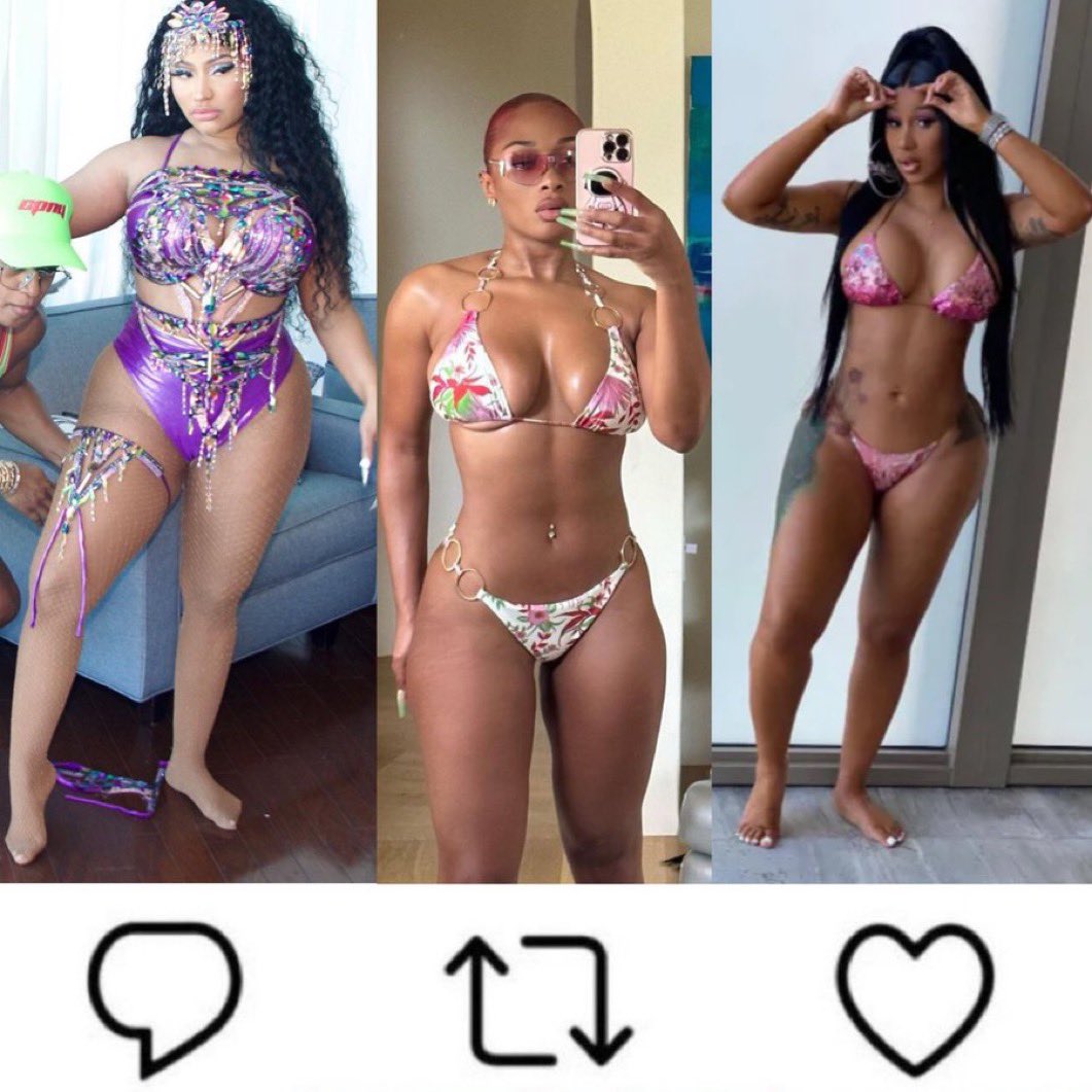 Cardisgneration's tweet image. Which one of these female rapper has the best body? 🔥