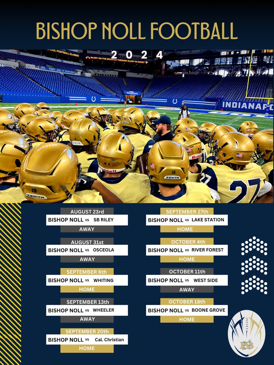 NollFootball's tweet photo. 🚨 Updated Schedule https://t.co/s2PAGvX90a