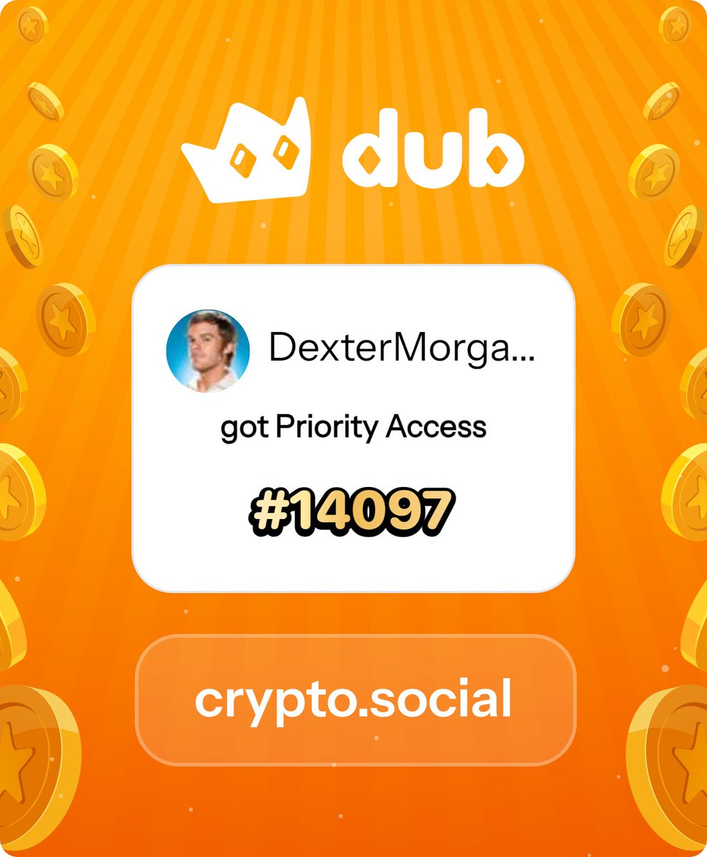 Funcool80's tweet image. I just got Priority Access to Dub! Let’s make memecoins PvE again. Get in early™. dub.social