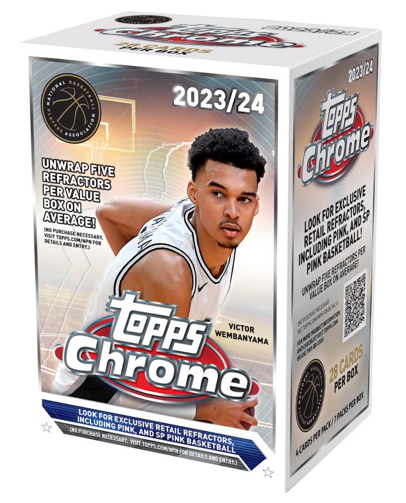 ricanking6's tweet photo. LOADED‼️

2023-24 Topps Chrome 🏀 Blaster Box at Walmart! 

https://t.co/EYv1wLxerk https://t.co/tfqOeFlRV9