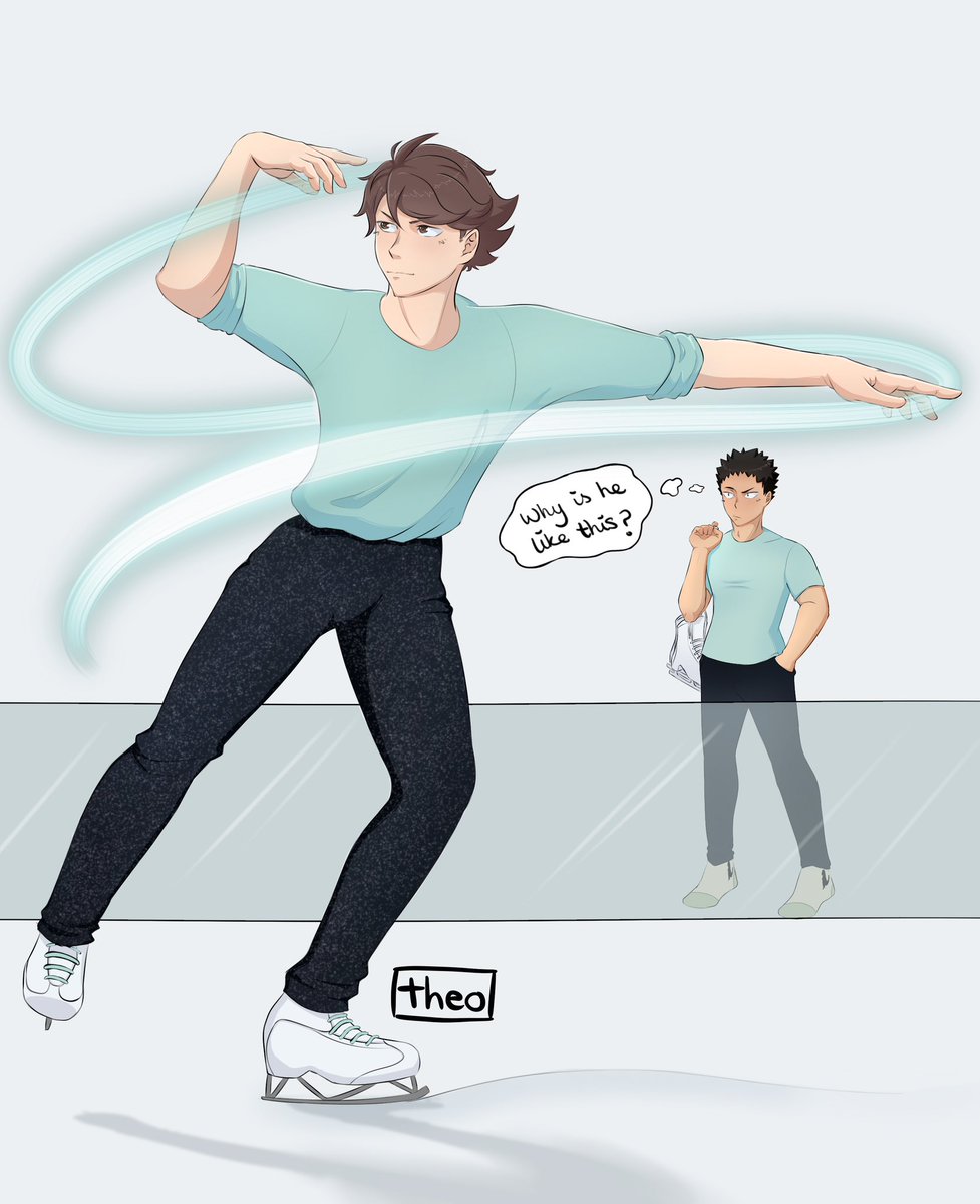 Iwa like: shit he’s pretty. be cool

#iwaoi