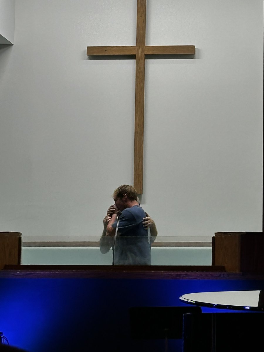 AUFootball__'s tweet photo. Join us in celebrating Junior Linebacker, Jacob Simpson as he was baptized today; making a public declaration to follow Jesus!🙌🏻✝️ https://t.co/olAZl4K5dP