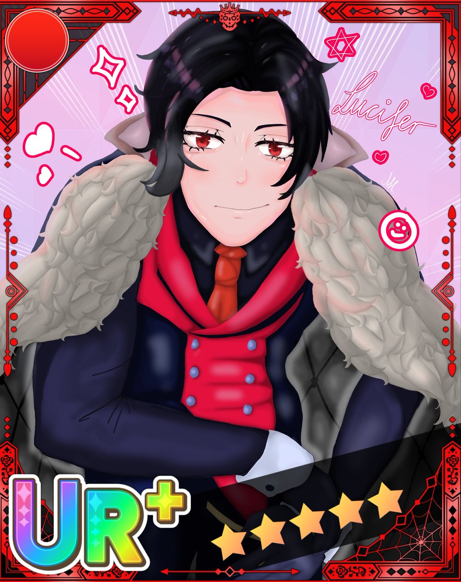nici_artifier's tweet photo. I finally finished this one. I couldn't resist making it an UR card ☺️

#obeymeshallwedate #digitalart #Obeymelucifer #DigitalArtist #LuciferMorningstar #obeymefanart #lucifer #obeyme #ObeyMeNightBringer https://t.co/onsWrySFW5