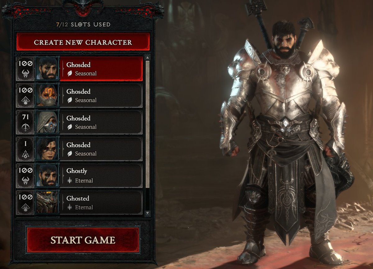 Ghosded's tweet photo. Sunday is now Bash Barb-Day! Going Live on #twitch https://t.co/82bOt8sBkz and on #YouTube  - https://t.co/hHw7TVha1E. Playing some #Diablo4 and doing carries for the community! https://t.co/XlvDuQ5lCh