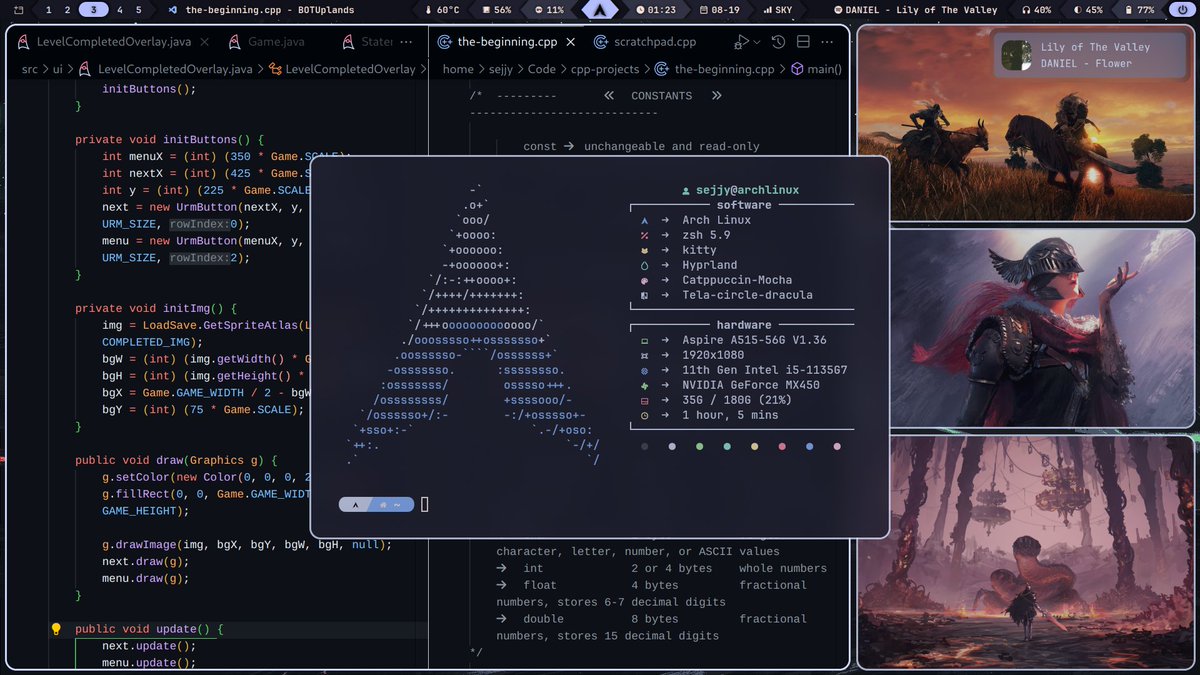 jessemvm's tweet photo. My Linux ricing progression over the past 6 months.
GNOME - KDE - Hyprland. https://t.co/KfeTuMQjxh