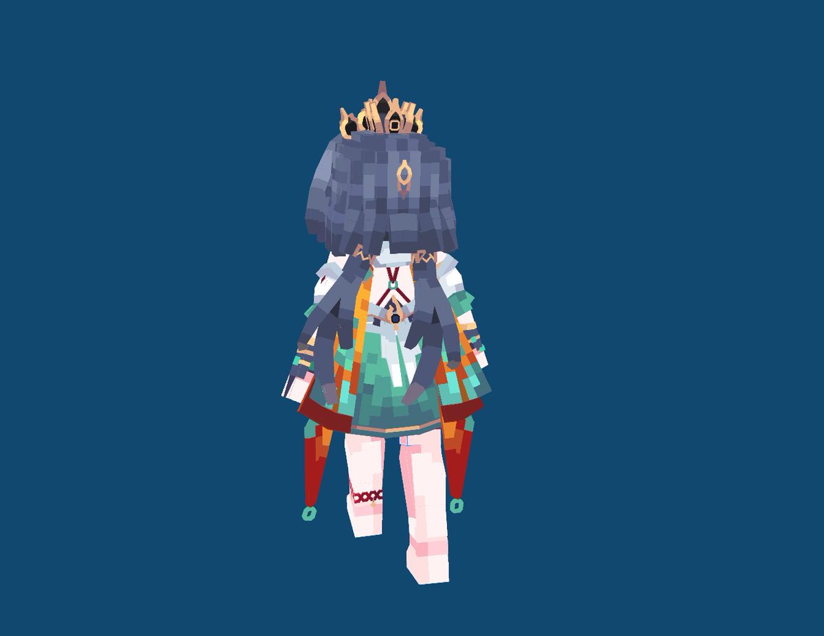 Aknstmodel's tweet image. 云璃（半成品）yunli #blcokbench #星穹铁道 #Minecraft