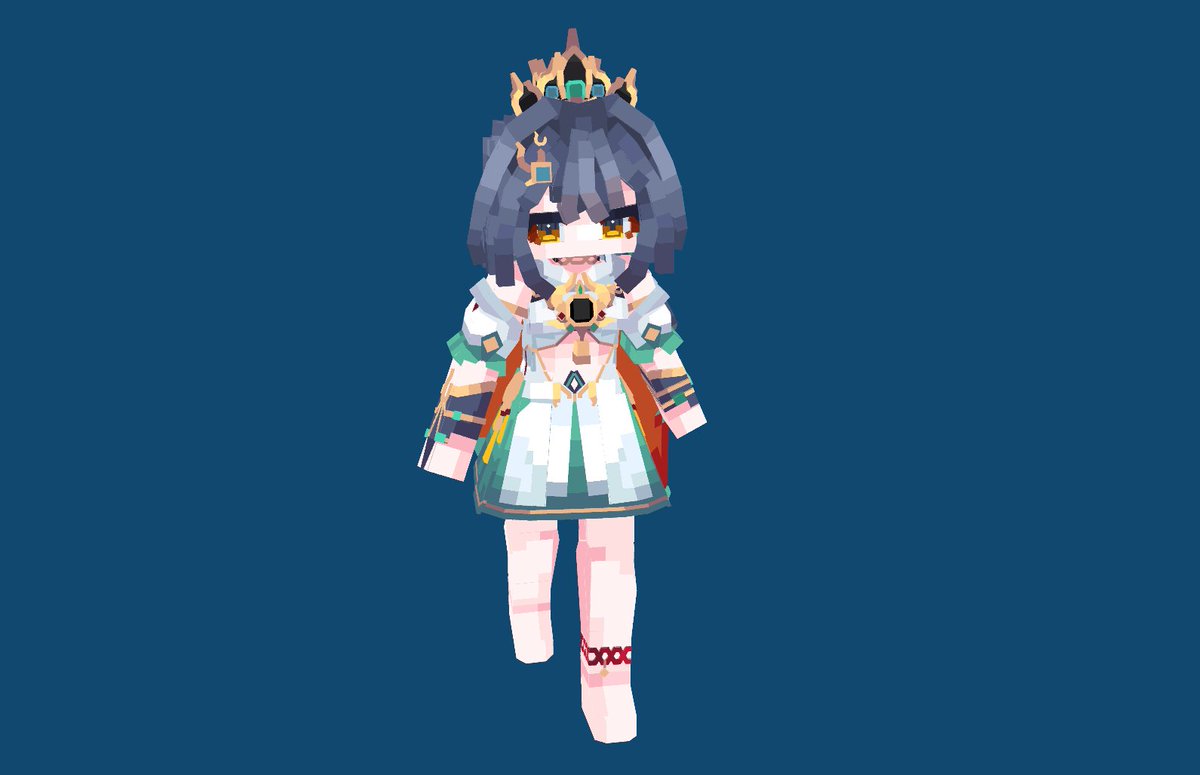 Aknstmodel's tweet image. 云璃（半成品）yunli #blcokbench #星穹铁道 #Minecraft