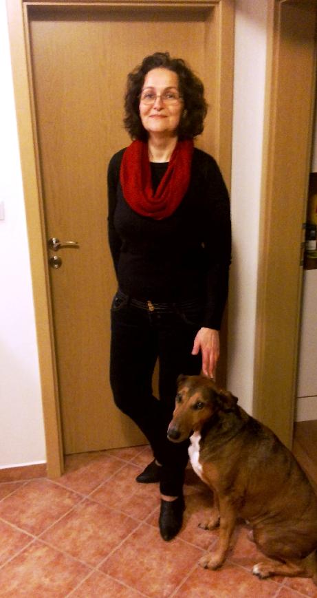 love me, love my dog was the rule, Leon wanted to be in all her photos