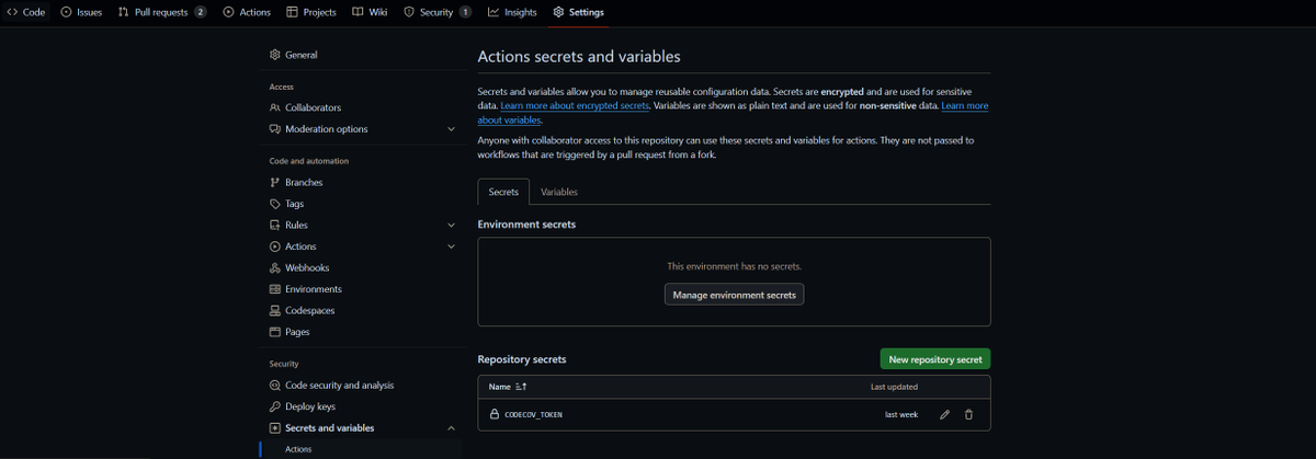yash_hacks's tweet photo. 2️⃣ Configure your repository
Head over to the repos section in Codecov and link your GitHub repository. Don’t forget to copy your Codecov token!
#GitHubActions #DevOpsSecurity #CodeManagement https://t.co/t1f7gAWVCs