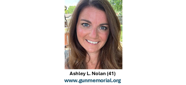 DomesticGun's tweet image. On Aug. 12, 2024, Ashley Nolan, 41, was shot and killed at home by her husband, who also shot and wounded their 2 juvenile daughters before fatally shooting himself; the husband was a former reserve police officer (Indianapolis, Ind.): 💔😡💔 #GunSenseNow 
gunmemorial.org/2024/08/12/ash…
