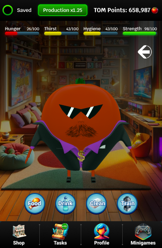 Hey, Tommies! 🍅

🔥 This week, we will announce the end of Season 1 of TOM Clicker and its Airdrop, as well as the start of Season 2

In the meantime... Can any Tommy confirm if this is a TOMagotchi? 🥵