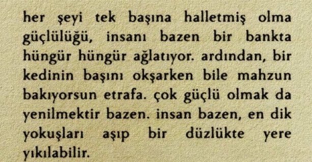 Ben çok etkilendim bu yazıdan…