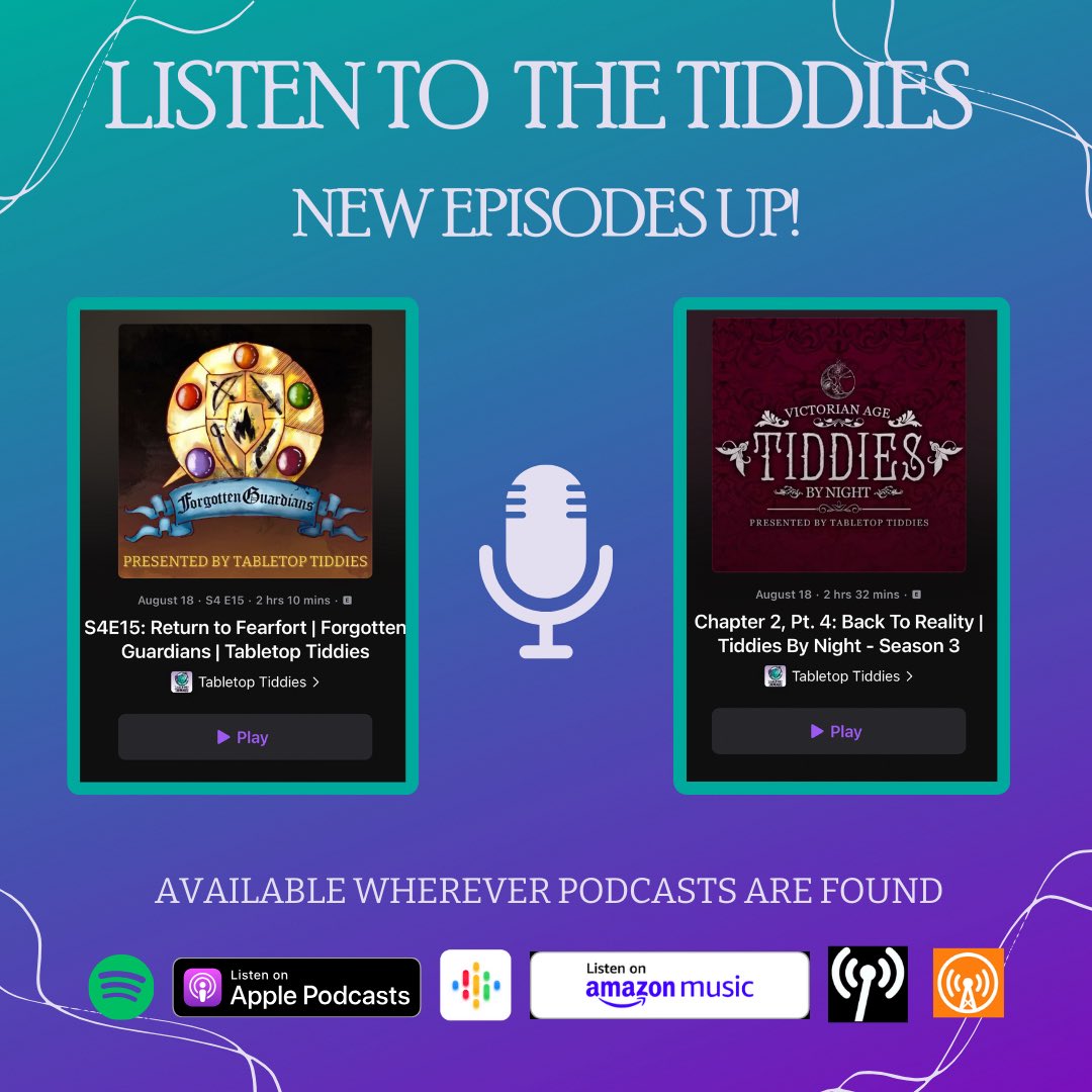 🎙️ NEW PODCAST EPS 🎙️

Hey everyone! We’ve been a bit behind on the pod and the vods but we’re catching up! New episodes releasing weekly for the podcast and all videos are up on our YouTube! 

Check em and give us a follow!