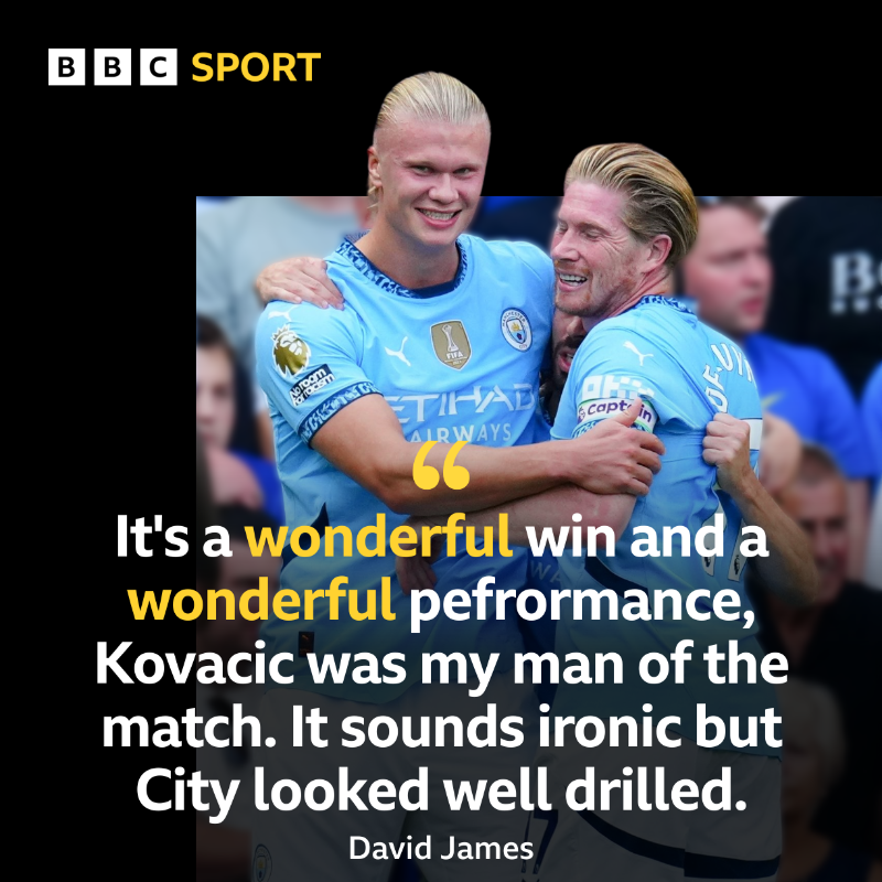 BBCRMsport's tweet photo. ⚽️ David James was impressed with City midfielder Mateo Kovacic

#BBCPL #ManCity
