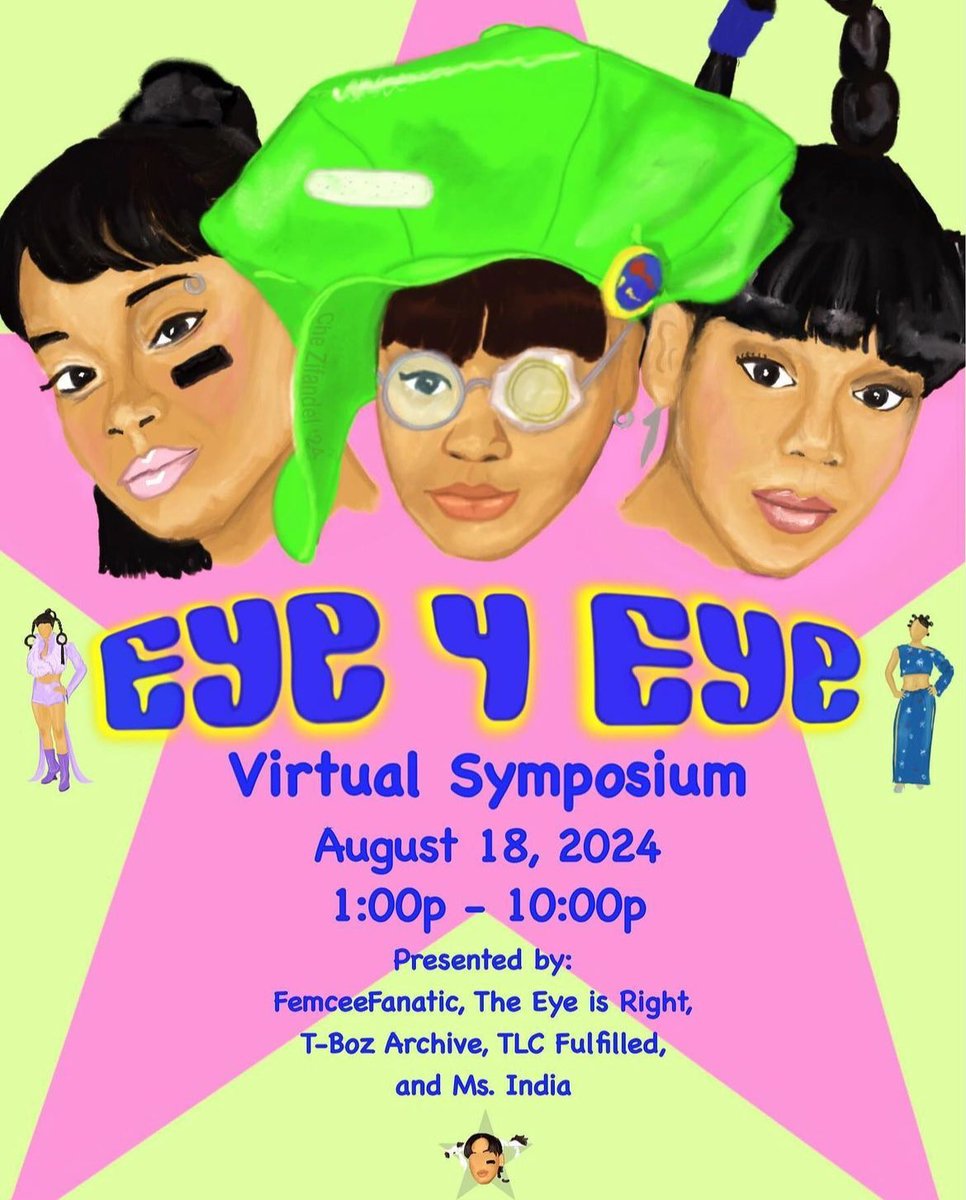 I am presenting a few Left Eye inspired works at the <a href="/eye4eyesympo/">Left Eye Symposium</a>. I will be talking during the Digital Exhibition within the next hour: youtube.com/live/TpRAxcRDG…

Displaying my video on LeftEye’s Recipes, and the “No Scrubs” Freemix collaboration that I did with <a href="/bFree2music/">B~Free</a>