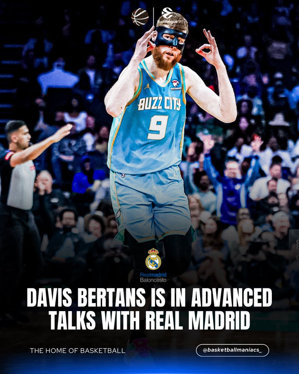 bballmaniacs_'s tweet photo. Real Madrid is advanced negotiations with Davis Bertrans as Yabusele will continue his career in the NBA (Look our last post👀)🔥

Per: @karusito83 

#basketballmaniacs #basketball #realmadrid #bertans #nba https://t.co/oRVJztCWmc