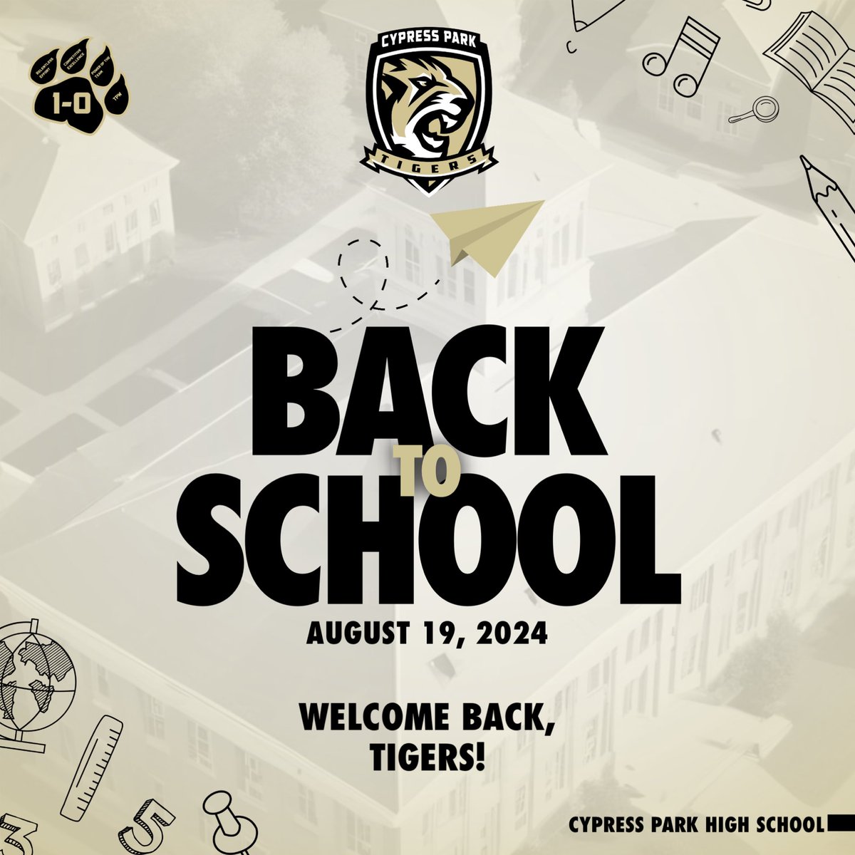 ⚽ School starts tomorrow, and we’re pumped to see everyone! Let’s hit the ground running and make this season amazing. Don’t forget to get your physicals done and turned into the trainer! #TigerSoccer #BackToSchool #NewSeason