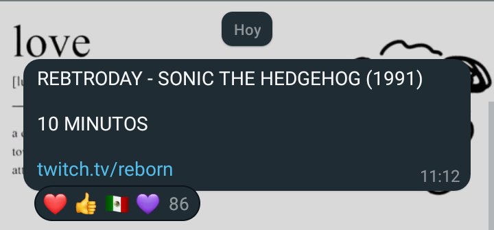 🟢 | Mensaje de Reborn por el grupo de Wsp