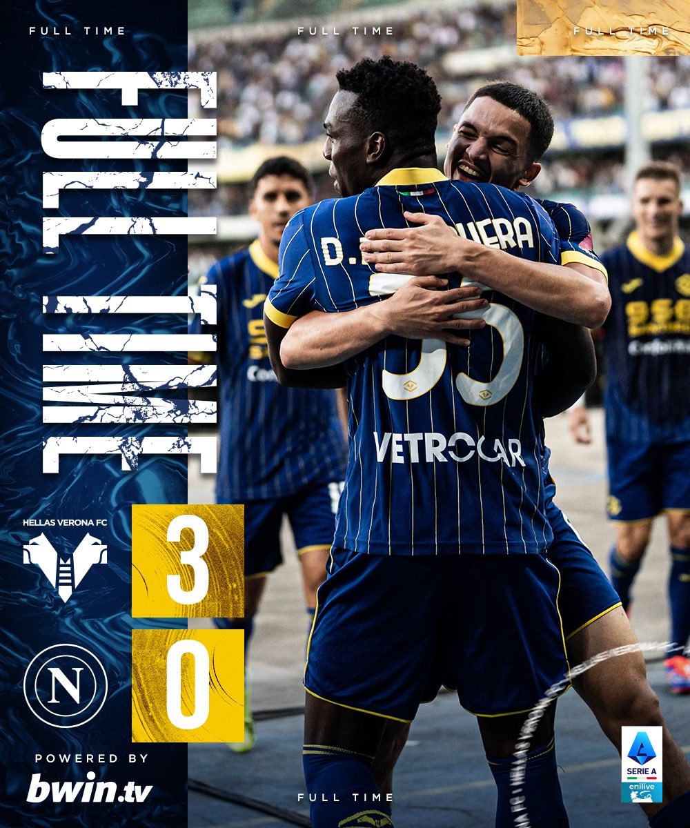 HellasVeronaFC's tweet photo. MI È SEMBRATO DI SENTIRE VERONAAA!

Powered by #bwintv https://t.co/3zoJETqINc