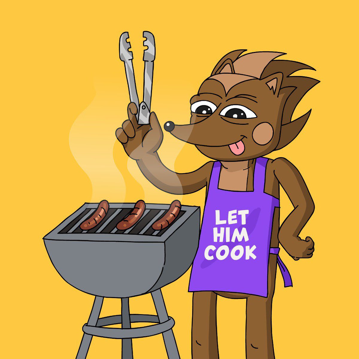 Hege cooking up a storm wearing a present from <a href="/LiveLaughHel/">Helena</a>!

Ifykyk…

$HEGE