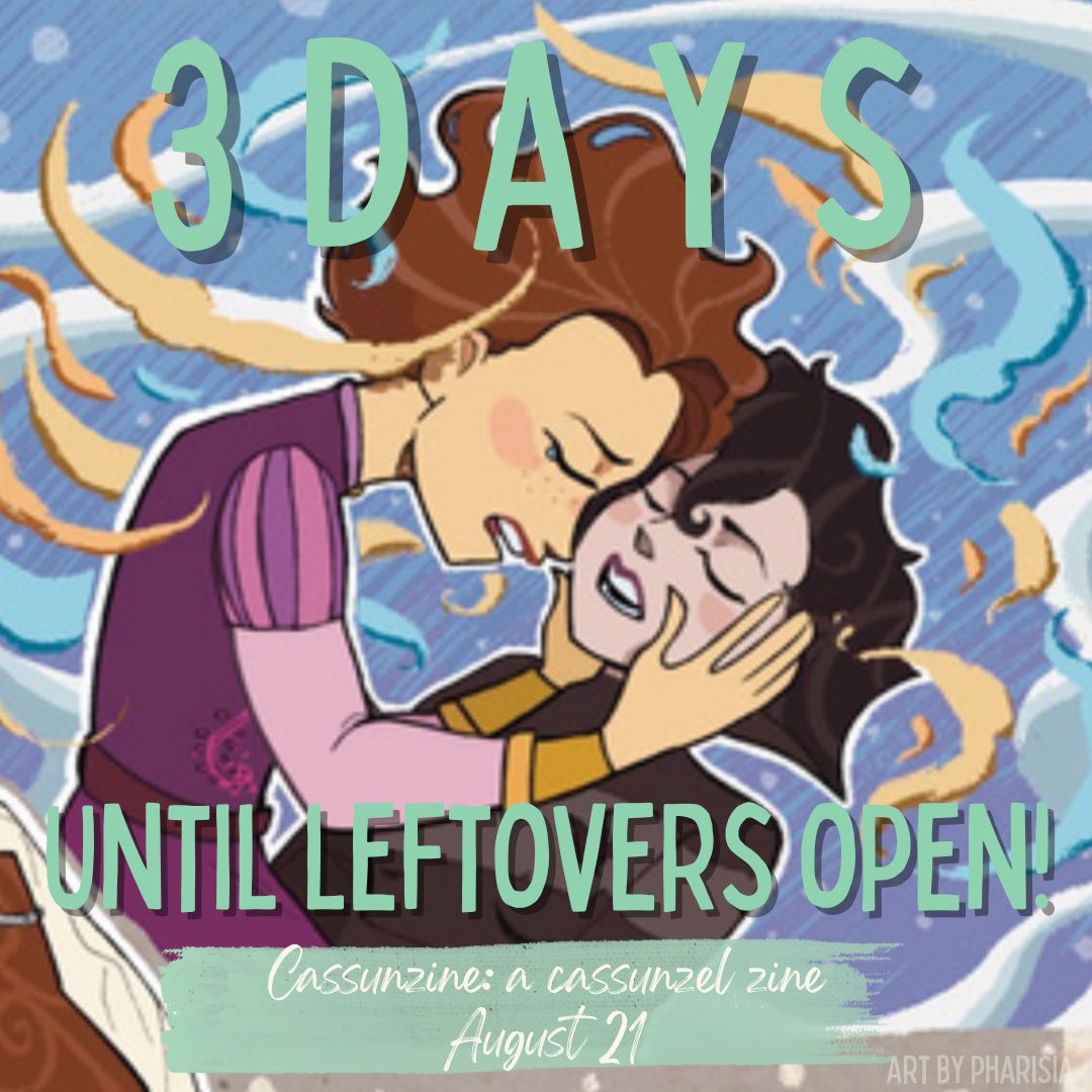 3 DAYS until leftovers open! ☀️🌙

art by: pharisia