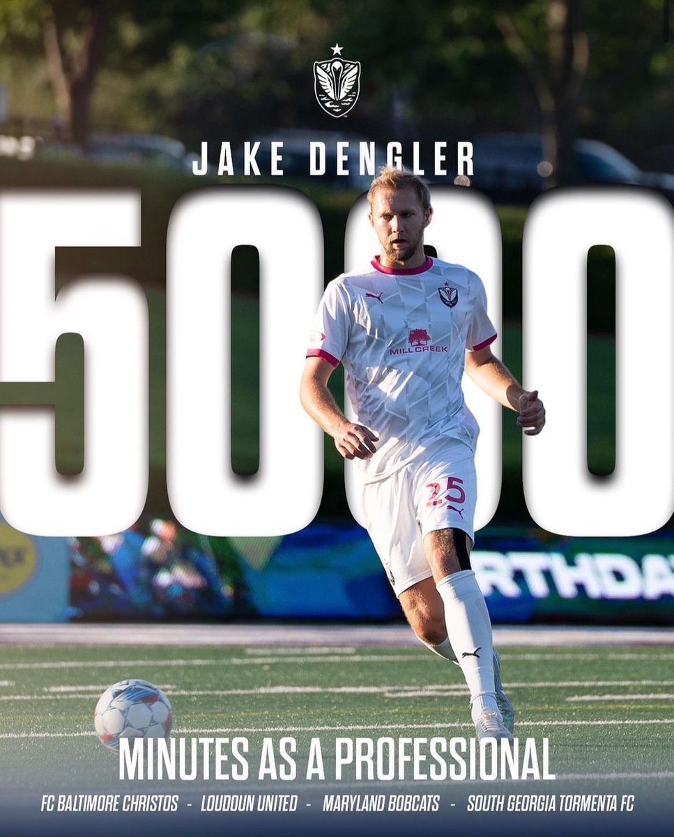 DMV Soccer (@dmvsoccer96) on Twitter photo Congrats to local <a href="/jake_dengler/">Jake Dengler</a> on reaching 5000 min played as a professional during his time with <a href="/ChristosFC/">Χριστός</a>, <a href="/LoudounUnitedFC/">Loudoun United Football Club</a>, <a href="/MDBobcatsFC/">Maryland Bobcats FC</a> and <a href="/Tormenta_FC/">South Georgia Tormenta FC</a> 🙌 Congrats to local <a href="/jake_dengler/">Jake Dengler</a> on reaching 5000 min played as a professional during his time with <a href="/ChristosFC/">Χριστός</a>, <a href="/LoudounUnitedFC/">Loudoun United Football Club</a>, <a href="/MDBobcatsFC/">Maryland Bobcats FC</a> and <a href="/Tormenta_FC/">South Georgia Tormenta FC</a> 🙌