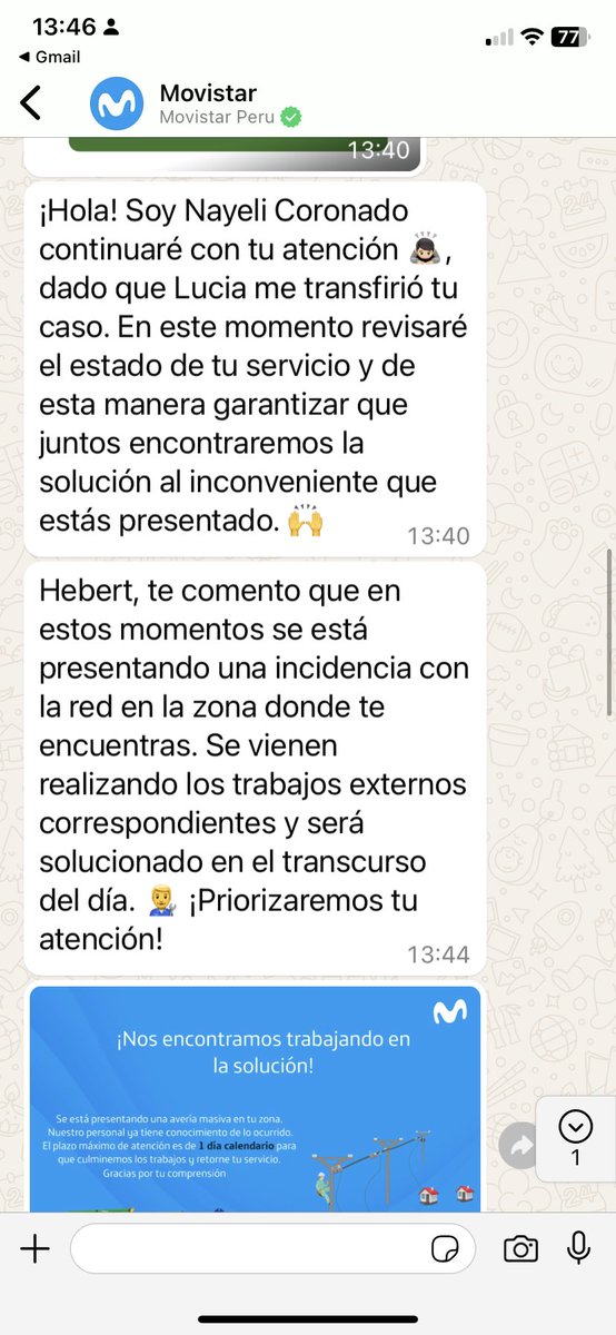 hralarconb's tweet photo. @MovistarPeru @OSIPTEL No dan solución @OSIPTEL https://t.co/JfNrDyQ22I