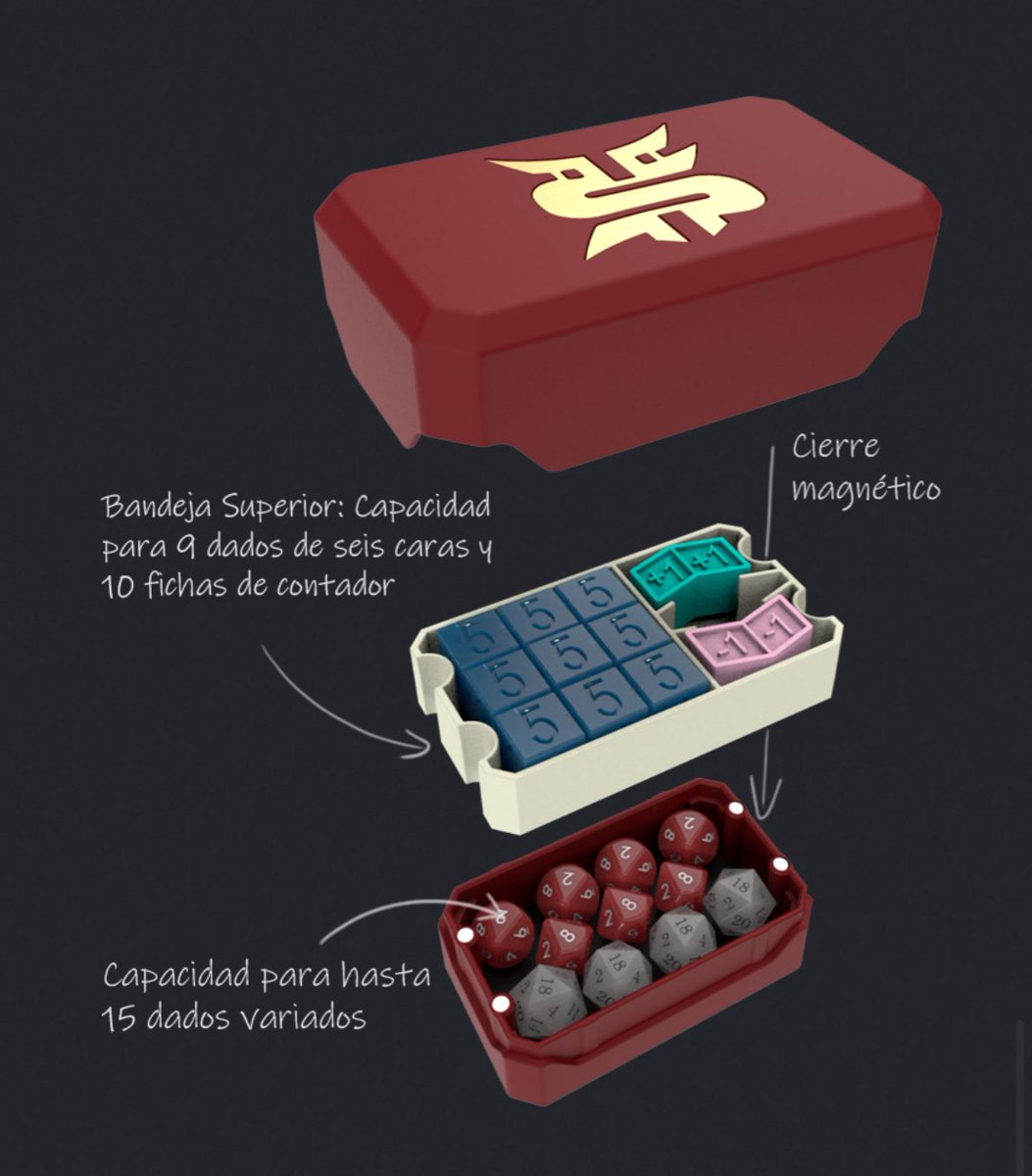 ✨ ¡Protege tus dados y lleva tu juego al siguiente nivel! 🎲🌟 Consigue tu caja porta dados de MTG y prepárate para la próxima batalla.🛡️

#mtg #magicthegather #edh #mtgcommunity