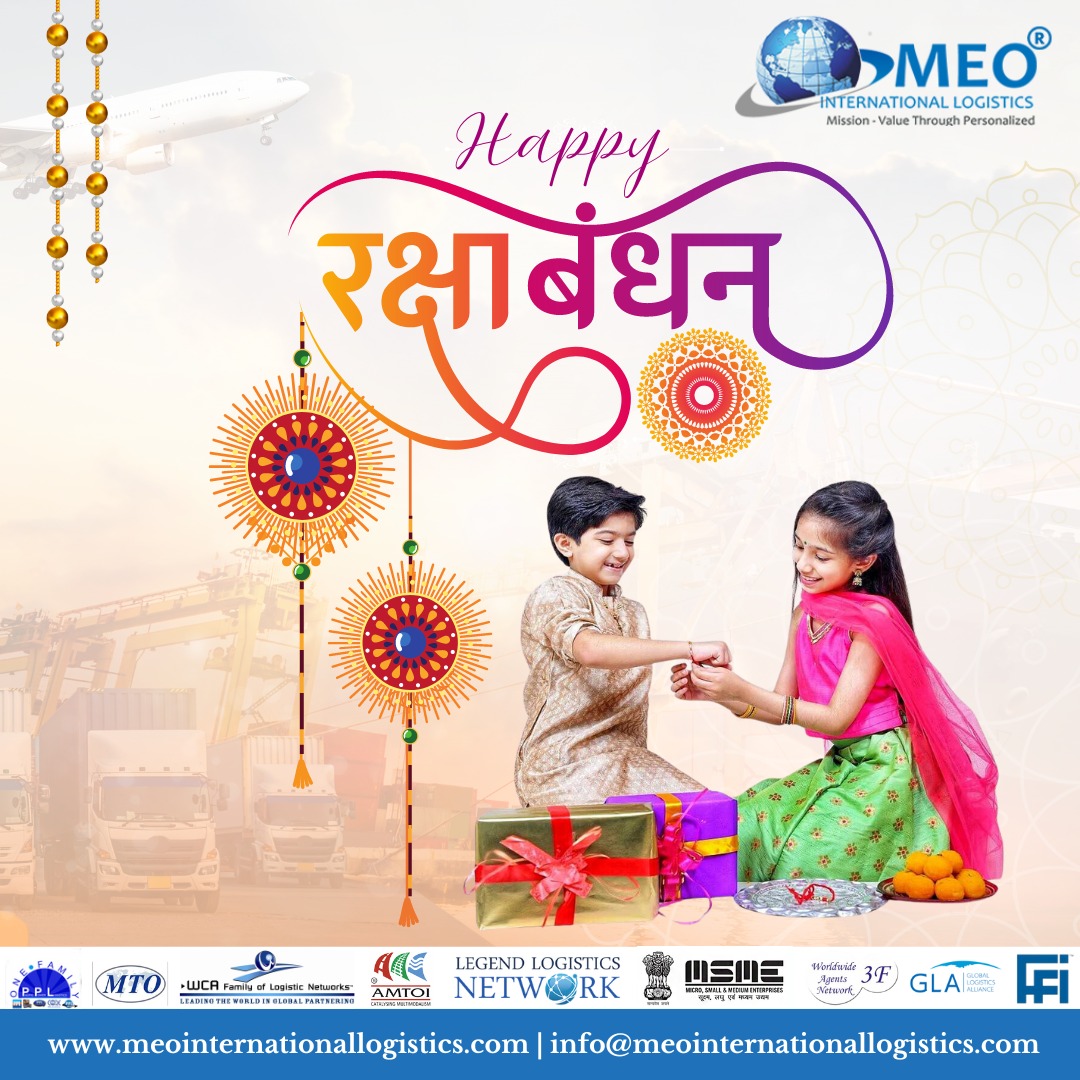 LogisticsMeo's tweet photo. Tying the knot of love, trust, and endless support. Wishing all brothers and sisters a very Happy Raksha Bandhan! Let's cherish the bond that makes our lives beautiful.

#rakshabandhan2024 #rakhispecial https://t.co/tPjjsDvAeK