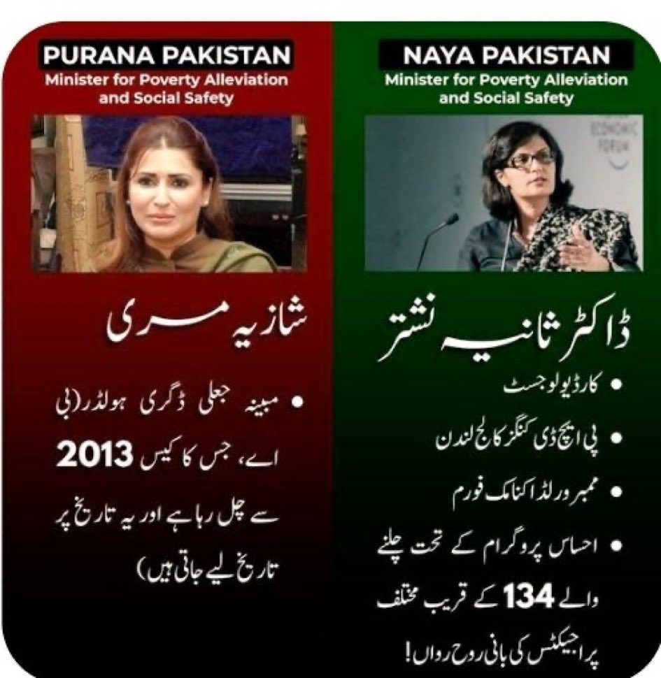 jamhoorimarshal's tweet photo. اقربا پروری اس قوم اور مُلک کو لے ڈوبے گی
#SaniaNishtar #DrSaniaNishtar
#ShaziaMarri
#Pakistan
#BenazirIncomeSupportProgramme
#ehsaasProgramme
#MinisterForPovertyAlleviationandSocialSafetyDivision (Pakistan) https://t.co/fufuGr6jMt