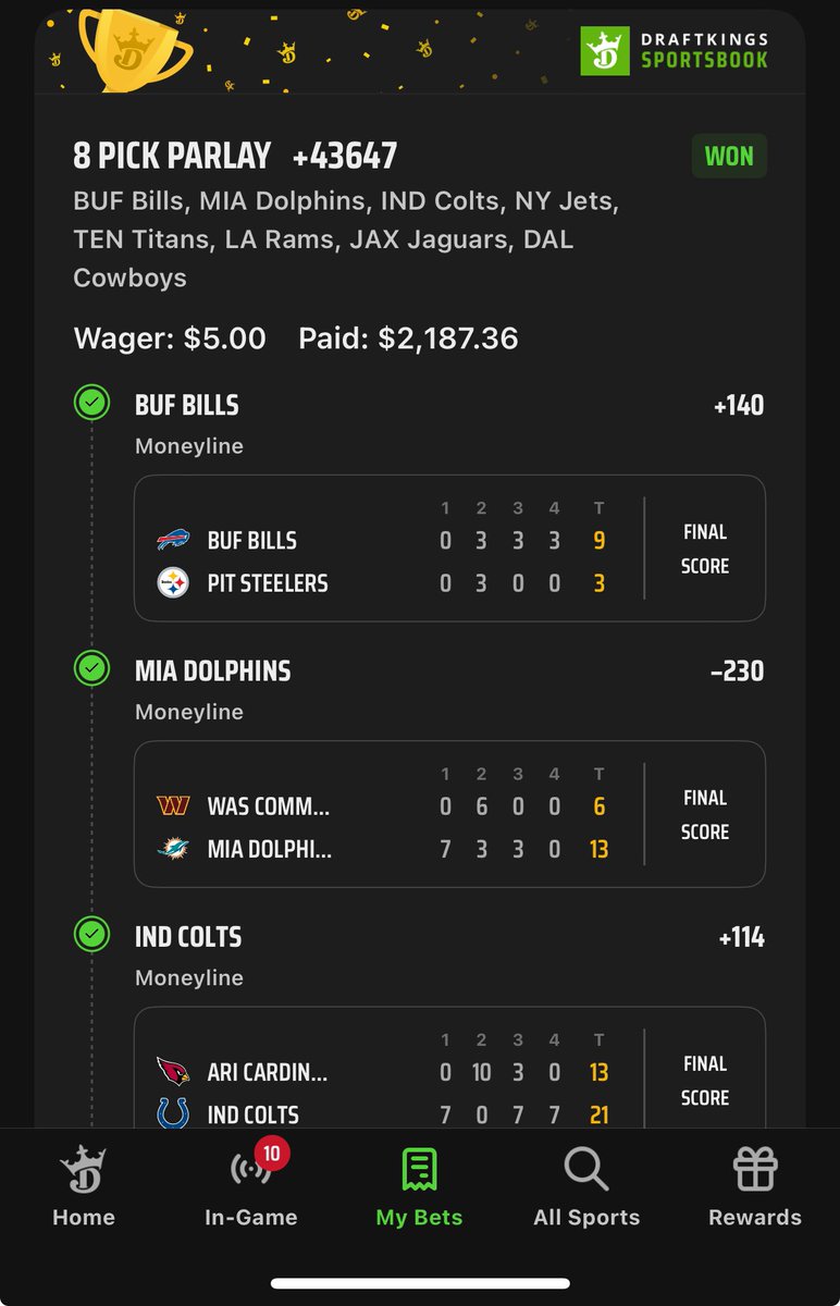 JJK23's tweet photo. Football is back and so are we. Let’s make some money this season!!! #GamblingTwitter #NFLbets
#NFLDFS #Sportsbetting #draftkings https://t.co/Wxdqn4XVul