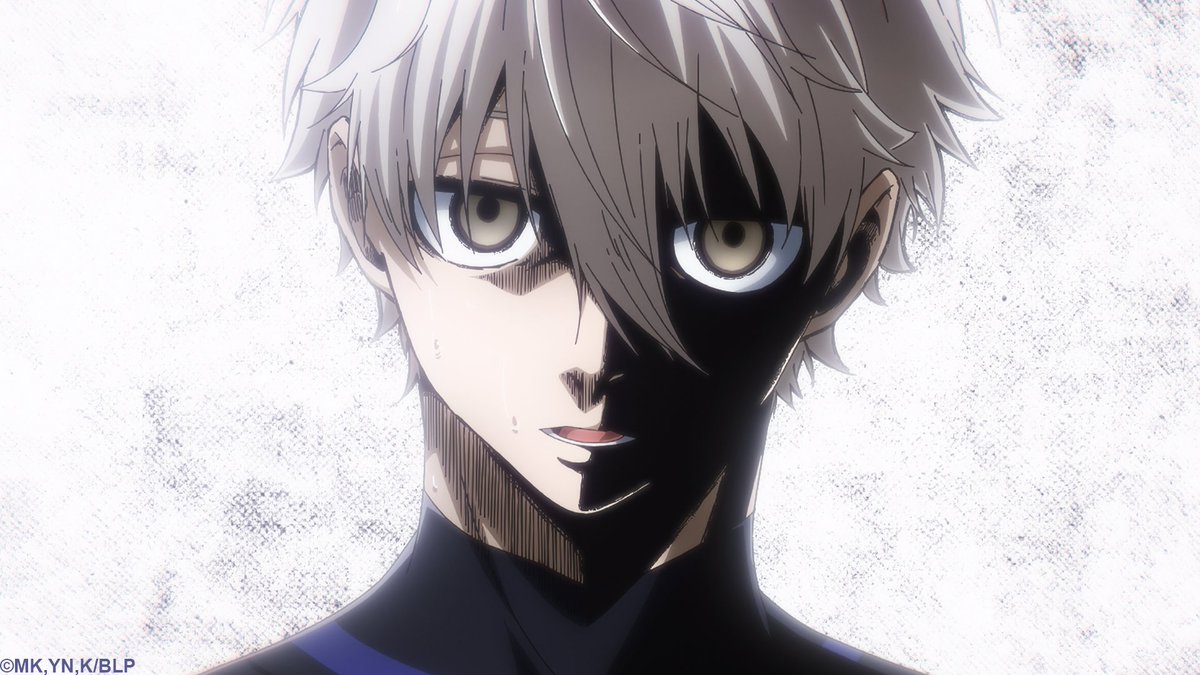 Blue_Lock_En's tweet photo. Nagi can be menacing if he wants to be. 

#BLUELOCK https://t.co/MsKes39z7G