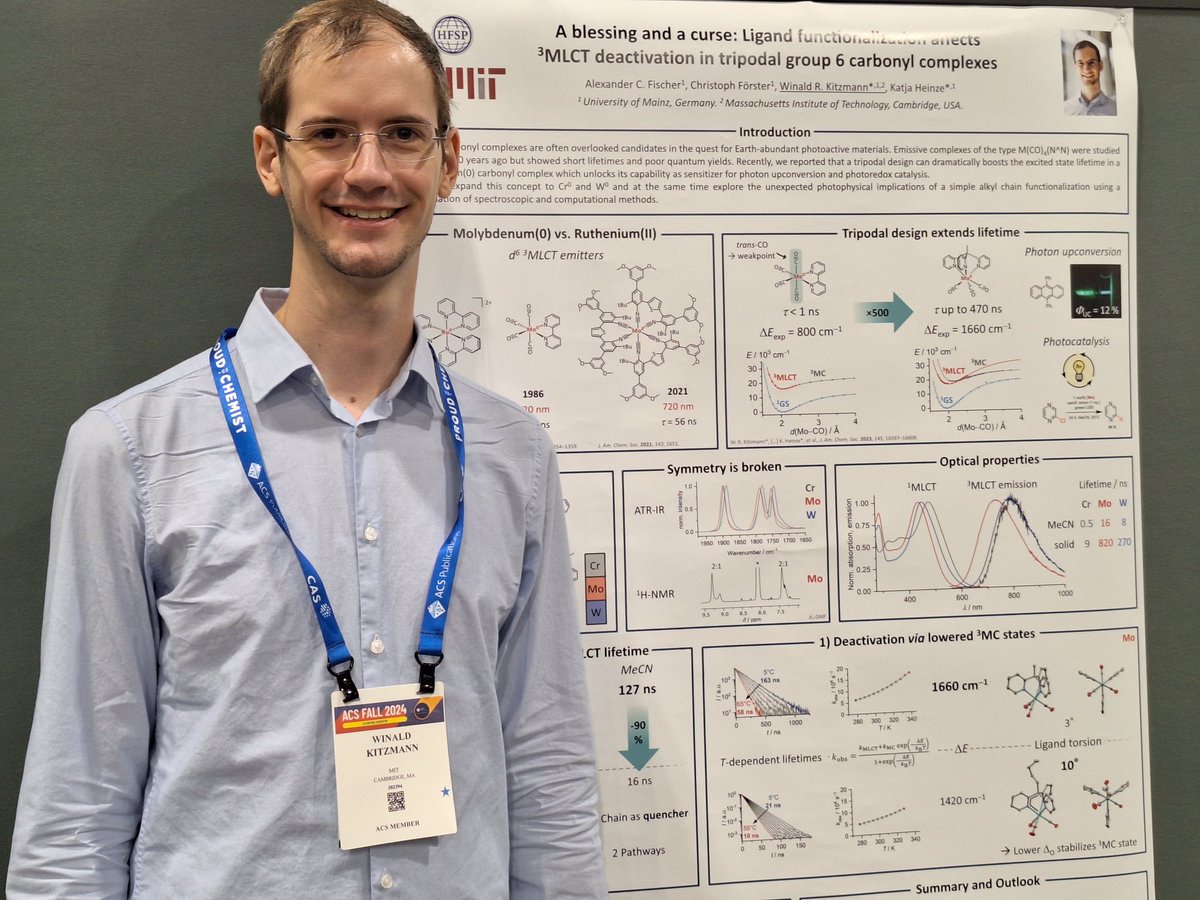 Winald Kitzmann (@winald_kitzmann) on Twitter photo Poster time at <a href="/ACS/">Adam Spangler</a> Fall in beautiful Denver! ☀️ Drop by #277 to hear about our newest results on photoactive Cr/Mo/W complexes! Poster time at <a href="/ACS/">Adam Spangler</a> Fall in beautiful Denver! ☀️ Drop by #277 to hear about our newest results on photoactive Cr/Mo/W complexes!